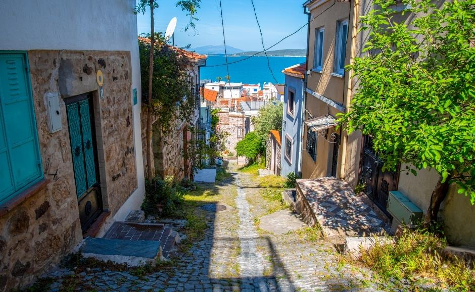 Casas griegas en Ayvalik