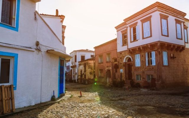 Casas griegas en Ayvalik