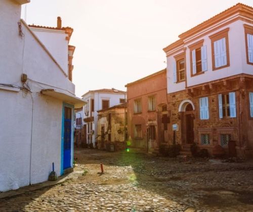 Casas griegas en Ayvalik