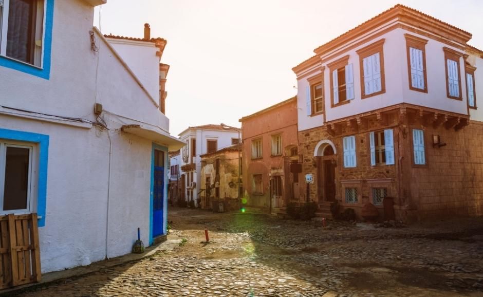 Casas griegas en Ayvalik